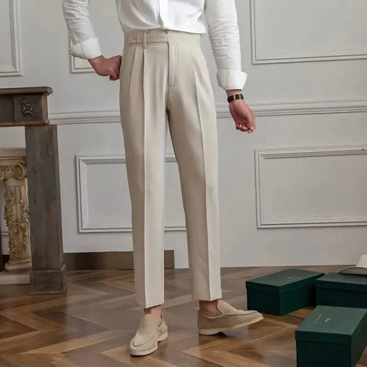 Pantalon costume beige Old Money