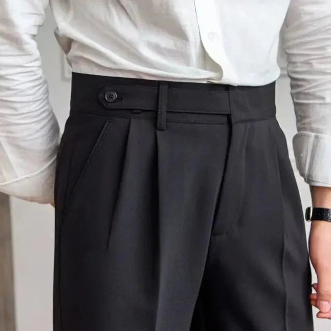 Pantalon costume noir Old Money-Old Money