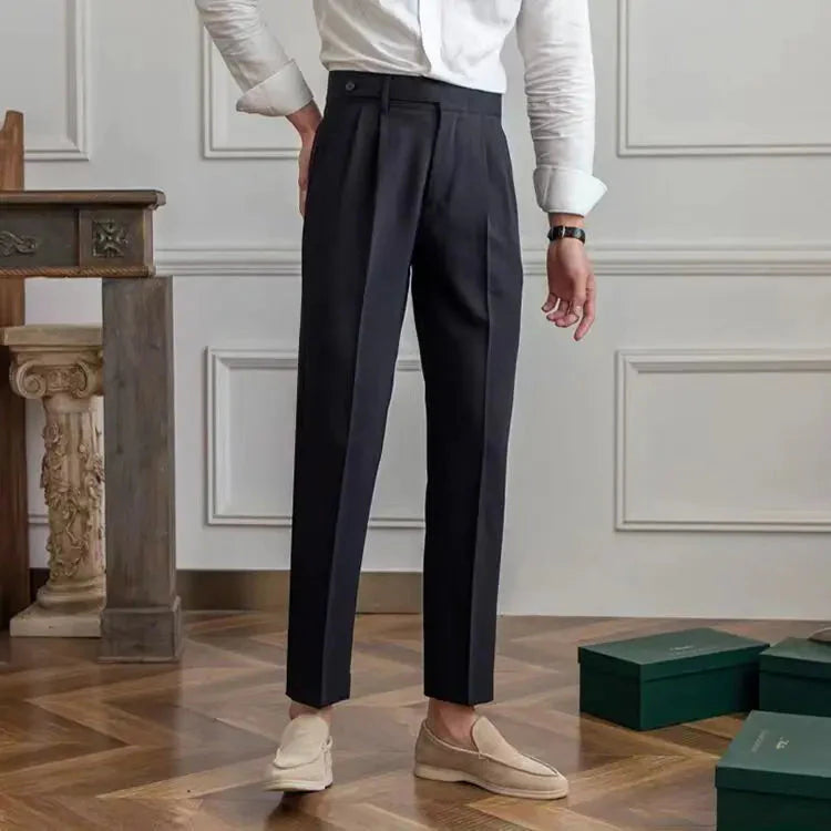 Pantalon costume noir Old Money