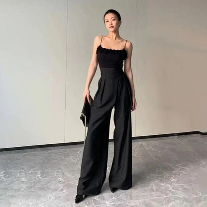 Pantalon fluide noir