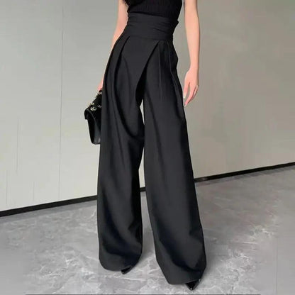 Pantalon fluide noir-Old Money