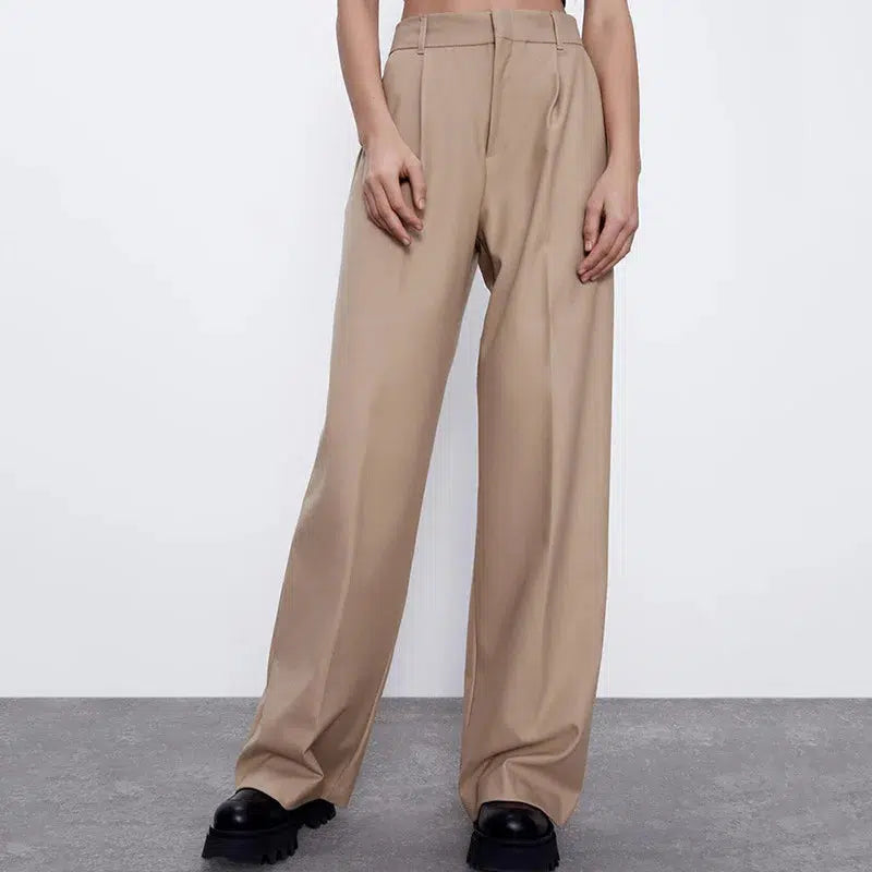 Pantalon fluide plissé