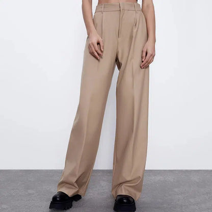 Pantalon fluide plissé