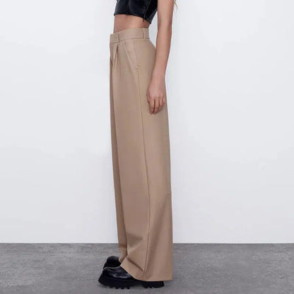 Pantalon fluide plissé