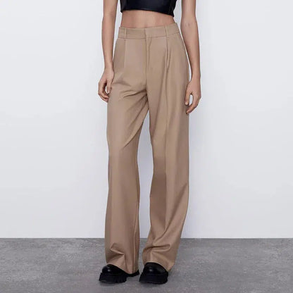 Pantalon fluide plissé