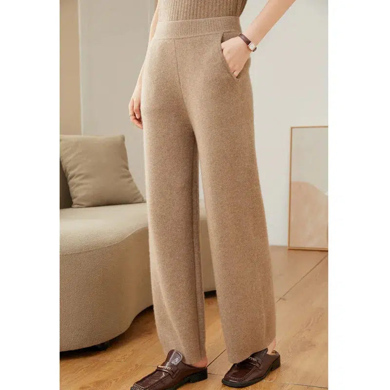 Pantalon laine femme