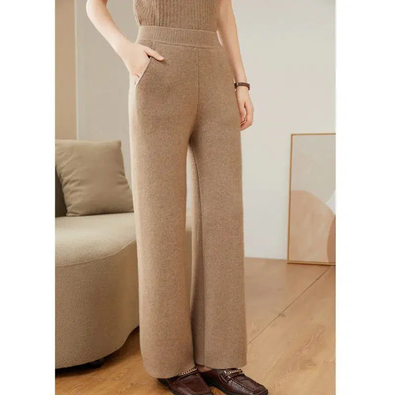 Pantalon laine femme
