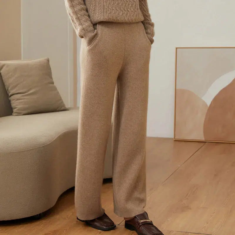 Pantalon laine femme-Old Money