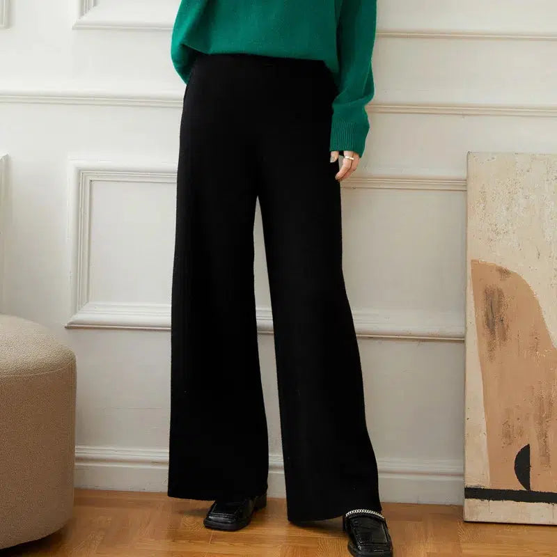 Pantalon laine femme-Old Money