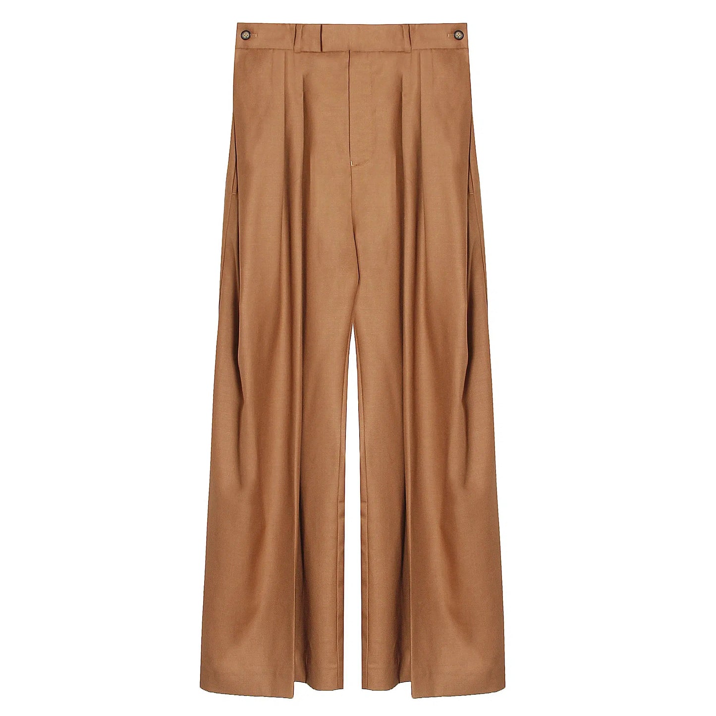 Pantalon palazzo camel