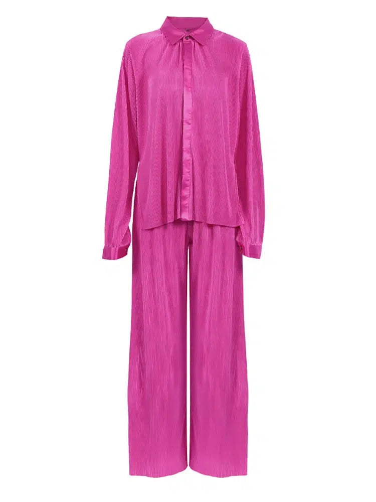 Pantalon palazzo creme
