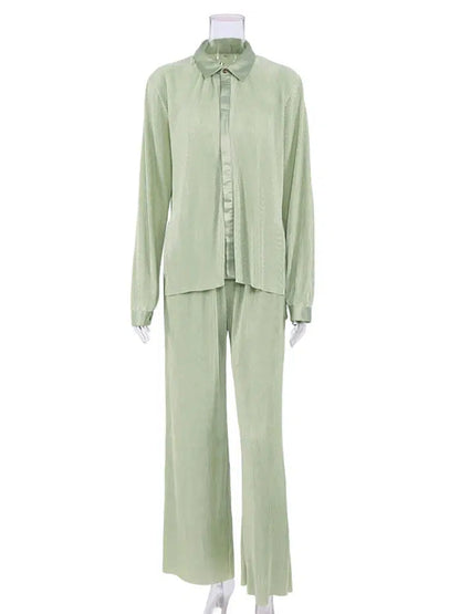 Pantalon palazzo creme