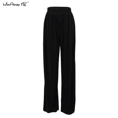 Pantalon palazzo creme-Old Money