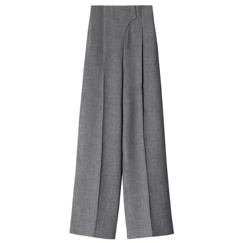 Pantalon palazzo gris