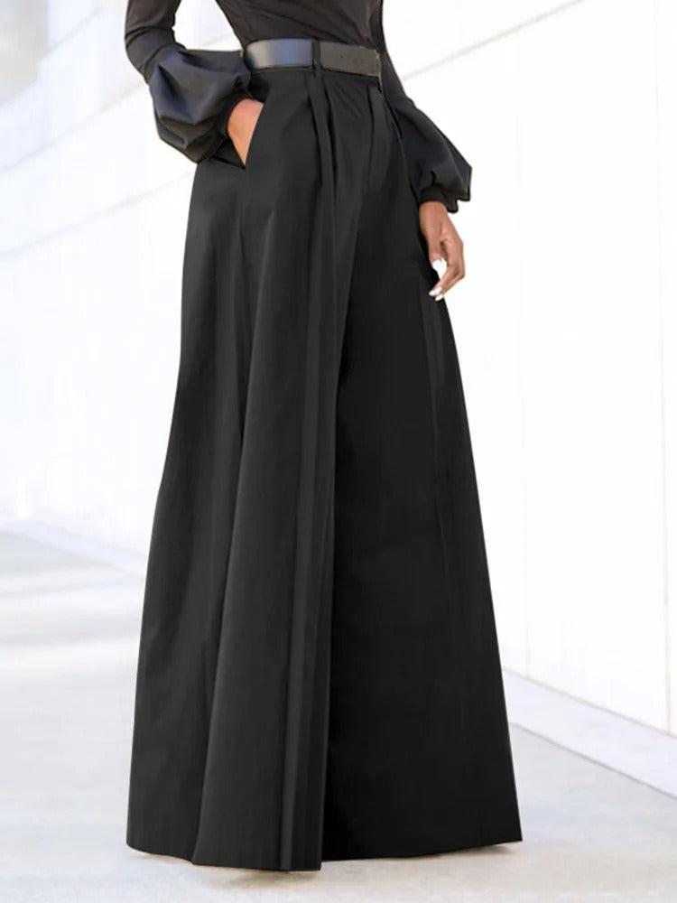Pantalon palazzo lin-Old Money
