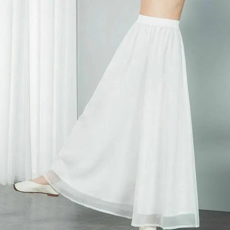 Pantalon palazzo soie