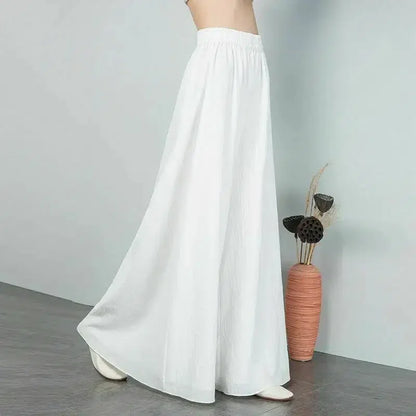Pantalon palazzo soie