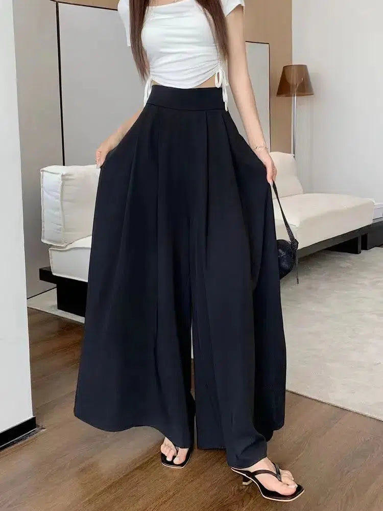 Pantalon plissé femme-Old Money