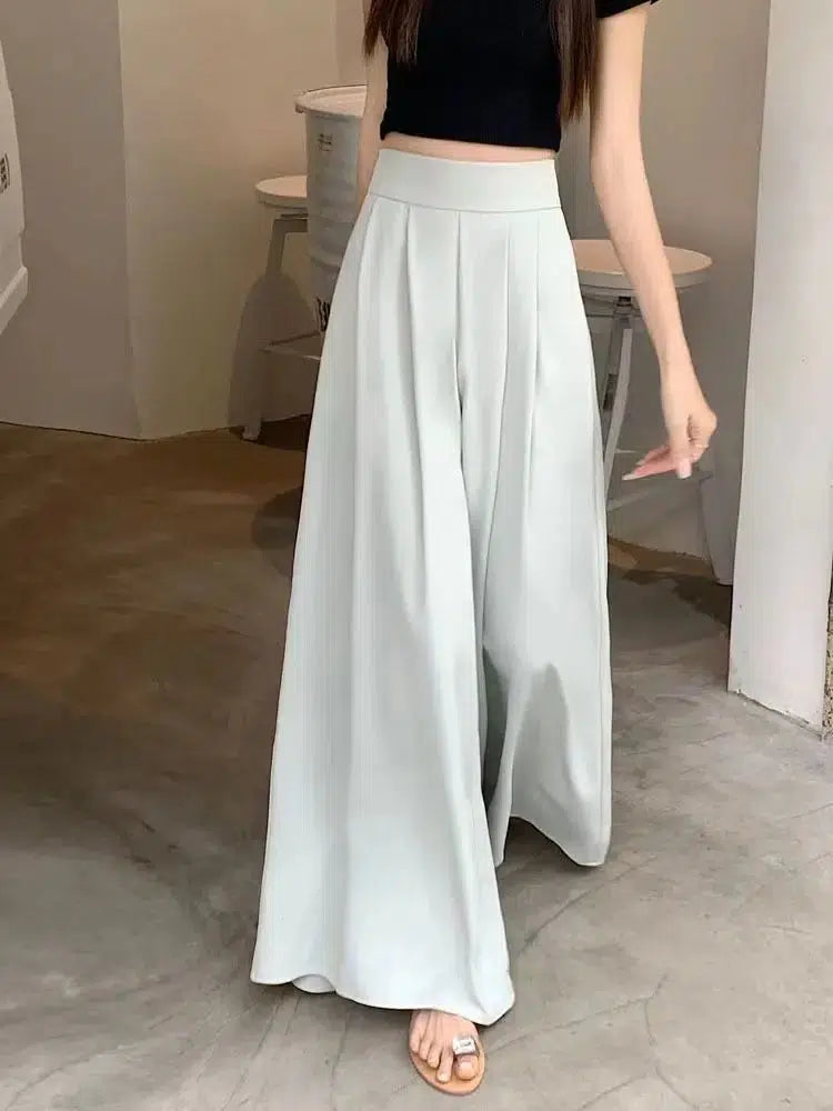 Pantalon plissé femme-Old Money
