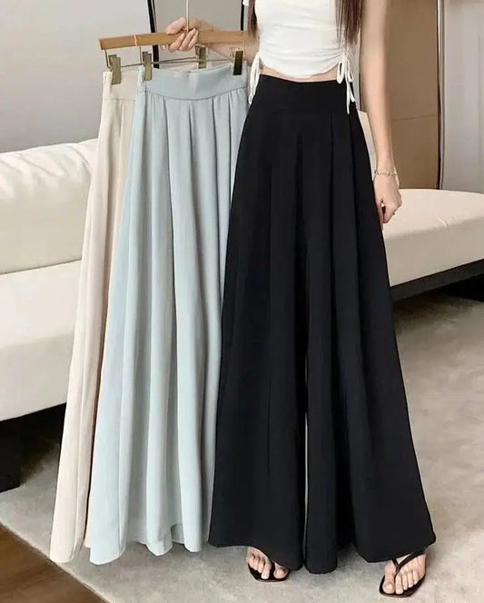 Pantalon plissé femme