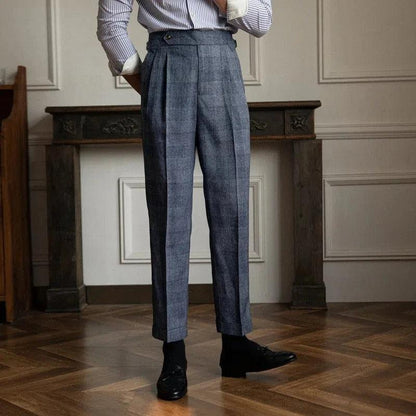 Pantalon tweed homme