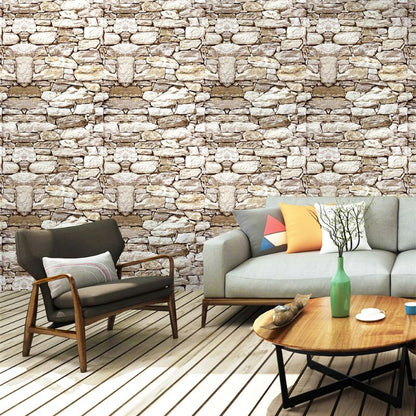 Papier peint adhésif - Effet pierre - Bricoli | La Boutique Déco