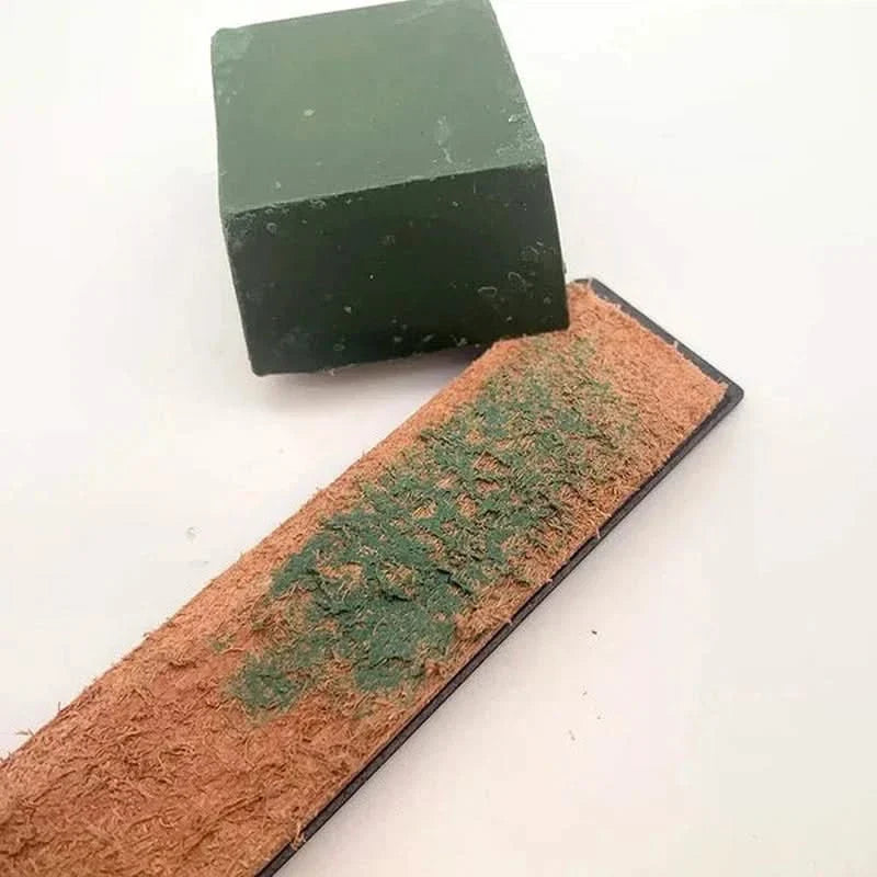 Pâte à polir pour couteaux