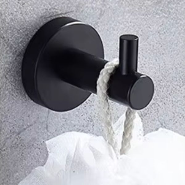 Patère inox salle de bain 1 crochet