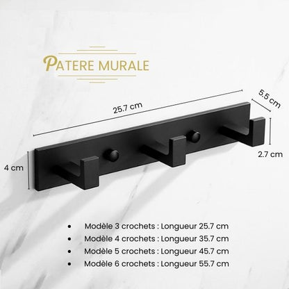 Patere aluminium