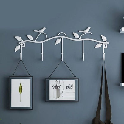 Patère fer forgé d'envolée décorative