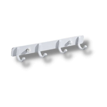Patère métal blanc 4 crochets