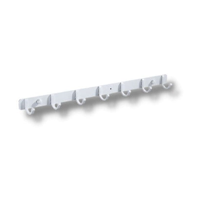 Patère métal blanc 7 crochets