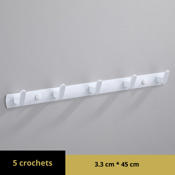 Patere mural blanche