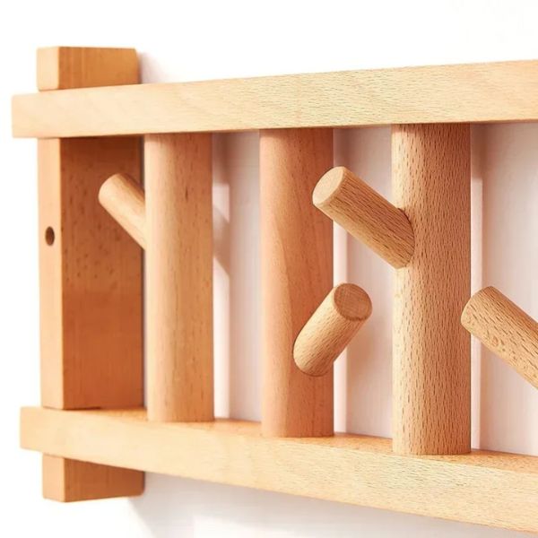 Porte manteau bois arbre