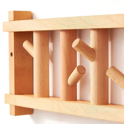 Porte manteau bois arbre