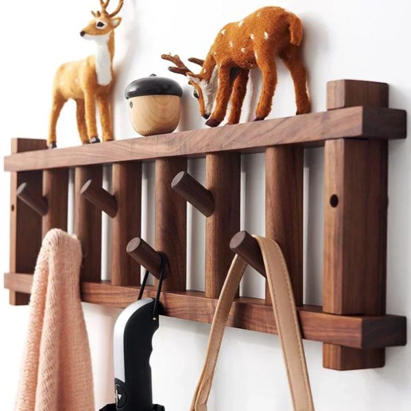 Porte manteau bois arbre