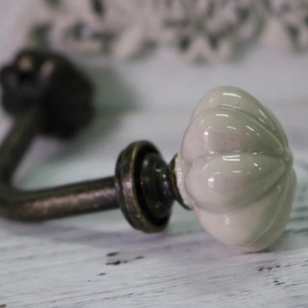 Patère vintage boule