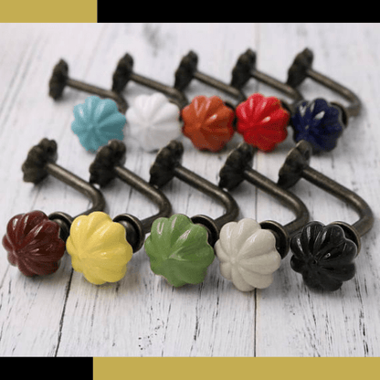 Patère vintage boule