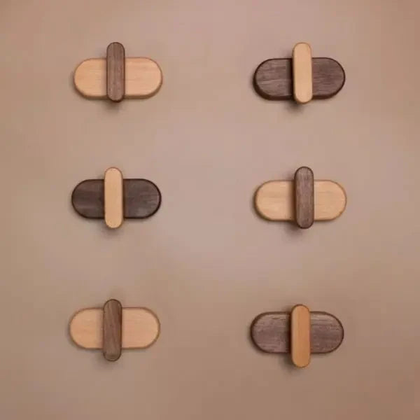 Patère en bois