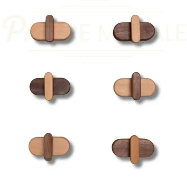 Patère en bois