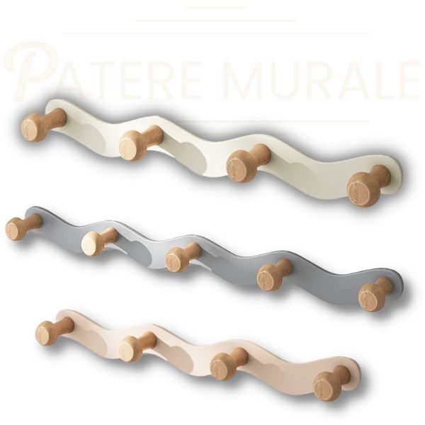 Porte manteau bois et metal