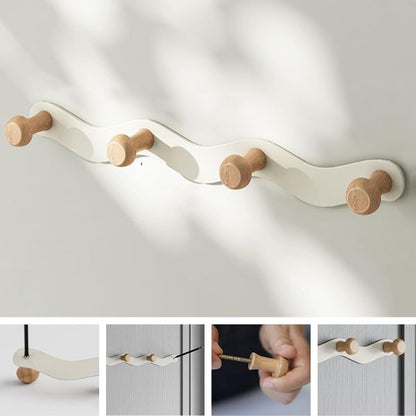 Porte manteau bois et metal