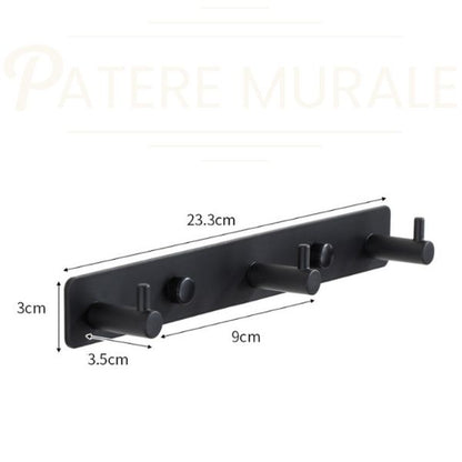 Patère métal noir