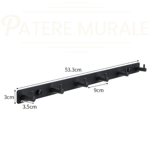 Patère métal noir