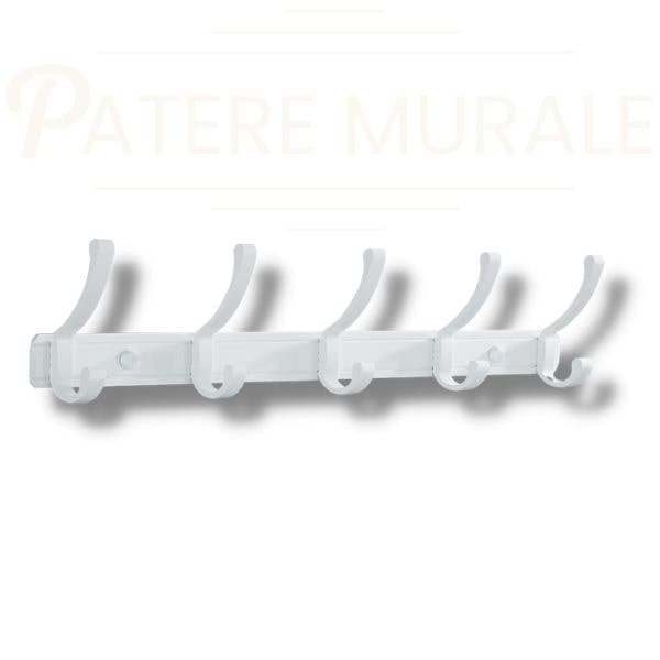 Porte manteau mural metallique
