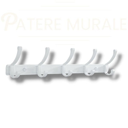Porte manteau mural metallique