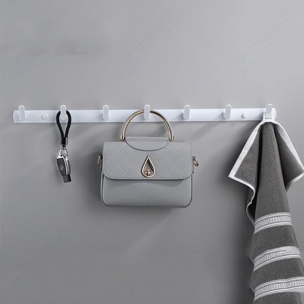 Patere mural blanche