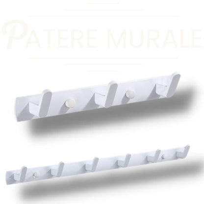 Patere mural blanche