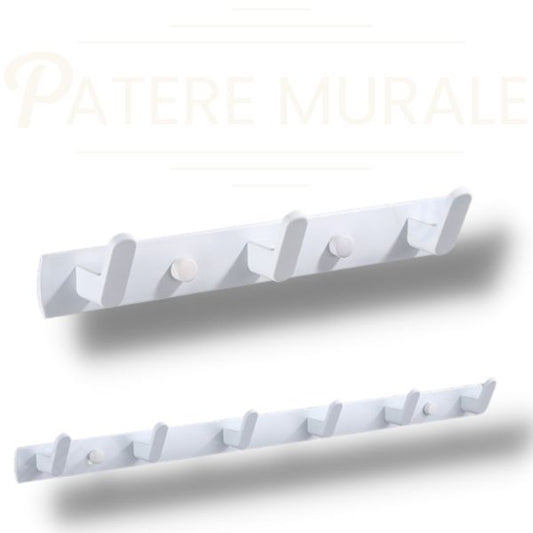 Patere mural blanche