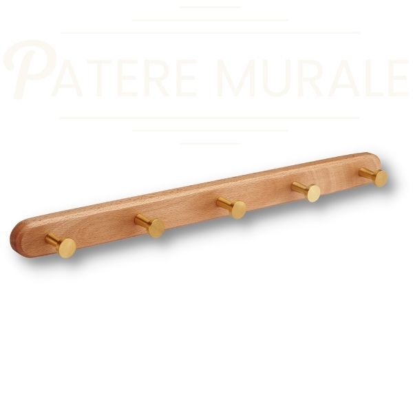 Porte manteau mural rond